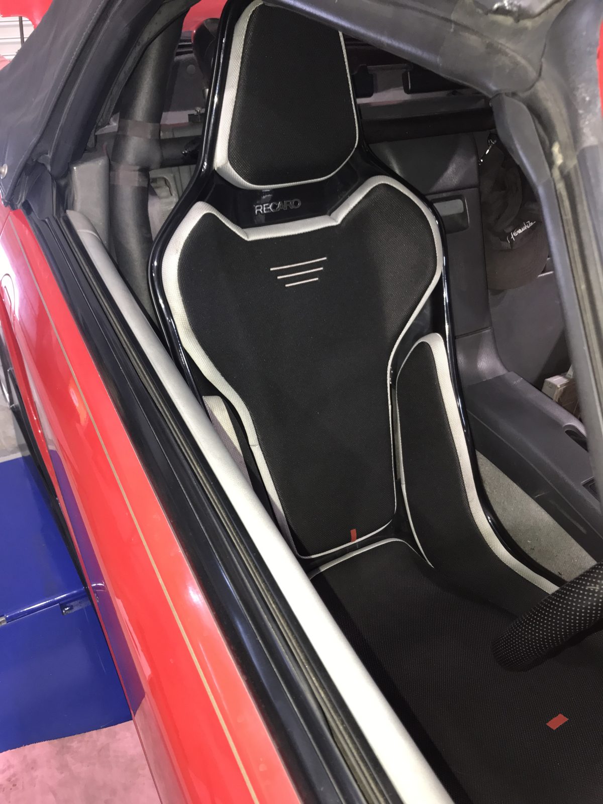 PP1ﾋﾞｰﾄRECARO　RCS専用ｼｰﾄﾚｰﾙ完成しました。